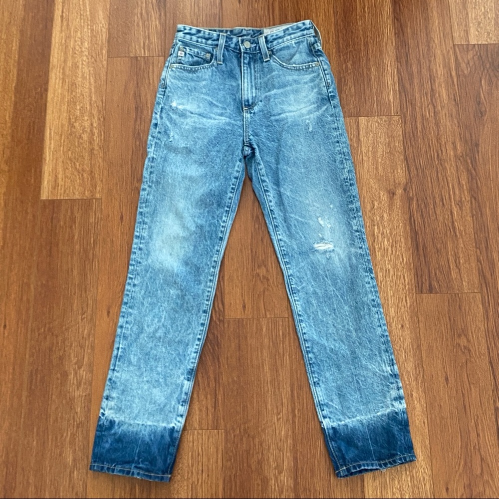 AG Adriano Goldschmied Womens 23R ‘The Phoebe' Jeans High Waisted Tapered Denim